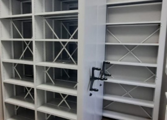 Передвижные стеллажи без фальшпола